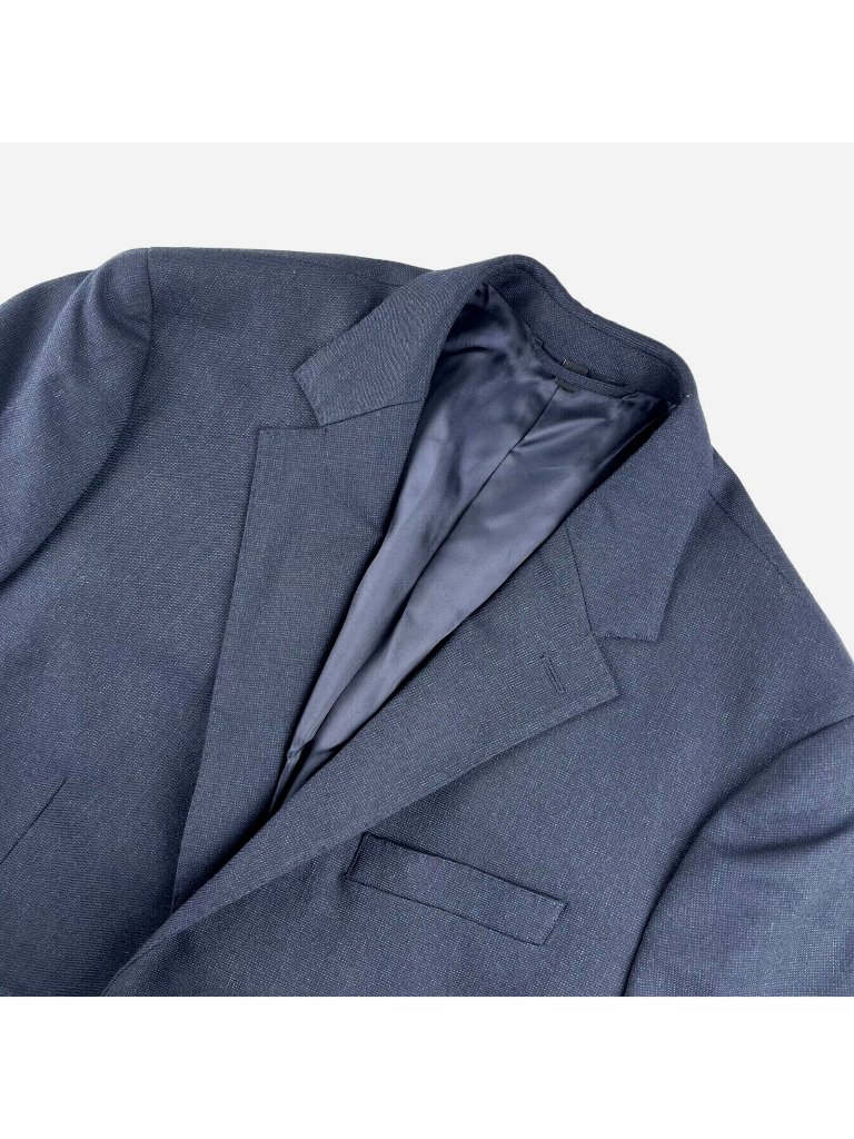 New Bonobos X Lanificio Comero Men's Blue Blazer Jacket 40 Long